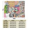 Gioco P-Plants-vs-Zombie Coperte Morbide Calde Coperta Plaid Peluche da Picnic Morbida Coperta Plaid da Divano Letto Copridivano Letto