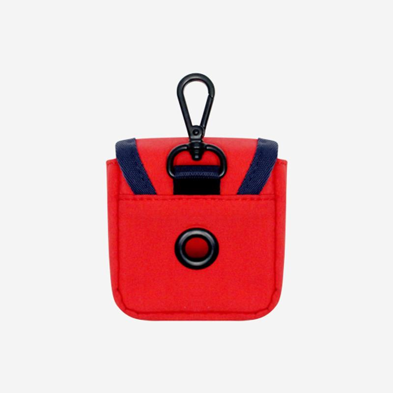 KINIKINI SIGNATURE LOGO SUPPLEX POOP BAG-RED