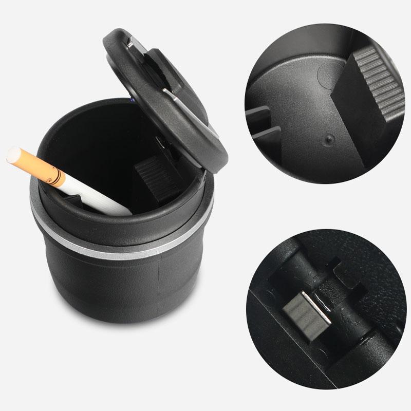 Car Ashtray Storage Cup Smokeless with LED Light Auto Accessories For Citroen C-Quatre C-Triomphe Picasso C1 C2 C3 C4 C4L C5