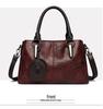 2025 Fashionable Women's Cowhide Shoulder Crossbody Bag – Versatile, Large Capacity, Three-Layer Design for Moms