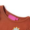 Kids' Long-sleeved T-shirt with Floral Print 2 Colors and 5 Sizes Available