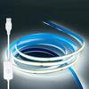 DC 5V LED Under Cabinet Light USB Powered Dimmable Control LED Lights Strip 2835 LED Flexible Tape Smart Dimmer Bedroom Counter