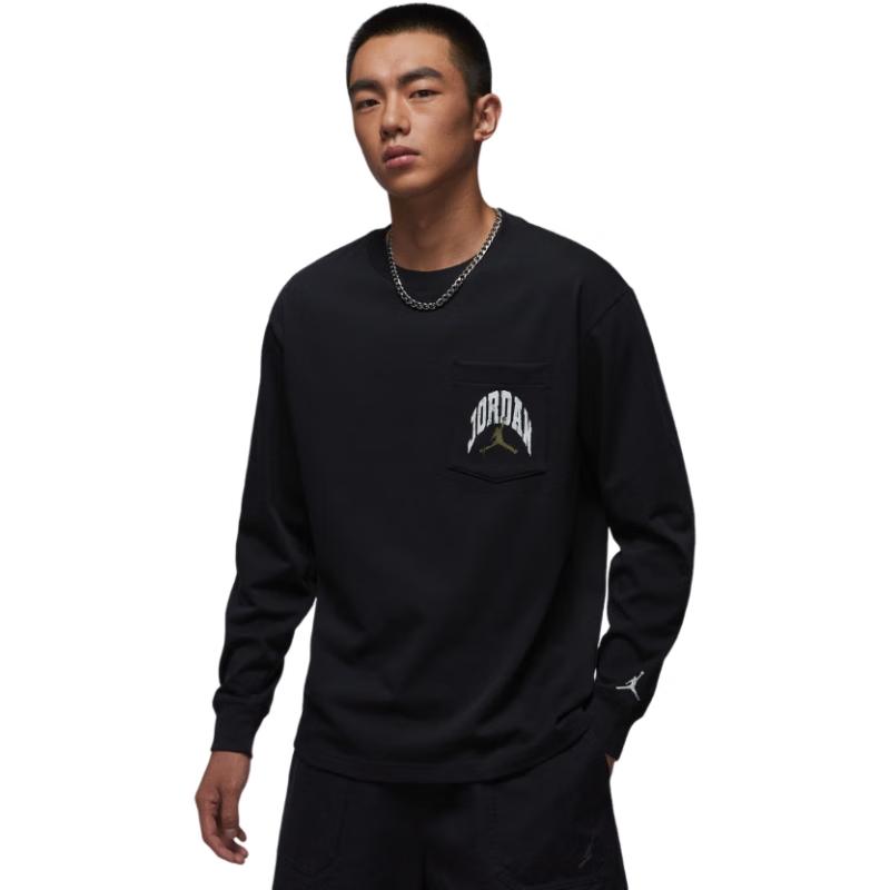 Jordan Men s Breathable Long-Sleeve Knit Shirt L