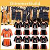Haikyuu Karasuno Nekoma High School 3d Printed Women Costume Stylish Short Sleeve Tshirt And Shorts Set