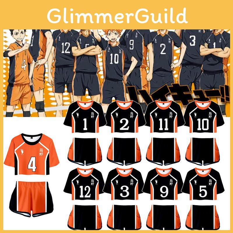 Haikyuu Karasuno Nekoma High School 3d Printed Women Costume Stylish Short Sleeve Tshirt And Shorts Set