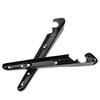 Gloss Black Motorcycle Rear Fender Strut Covers Mudguard Turn Signal Support Bracket For Harley Sportsters XL 883 1200 48 72