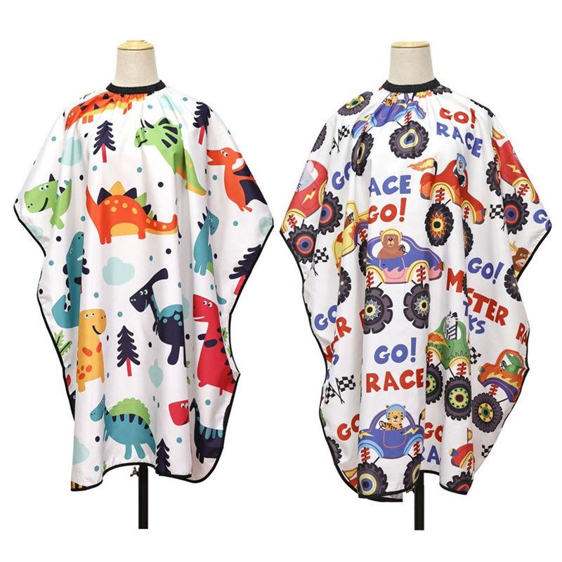 Salon Barber Wrap Children Hairdresser Cape Cute Waterproof Cutting Gown Haircut Apron GZW