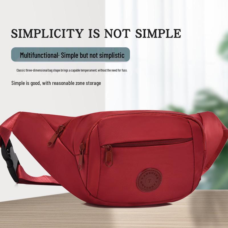 Women's Crossbody Waist Bag: Water-Resistant, Colorful, Large Capacity for Phone & Cash