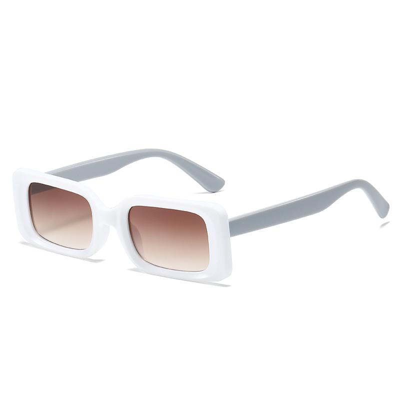 Fashion Style Classic Small Rectangle Glasses Frame Sun Glasses for Women's Retro Style Men's Square Driving Use Sun Eyeglasses Male Shades Eyewear