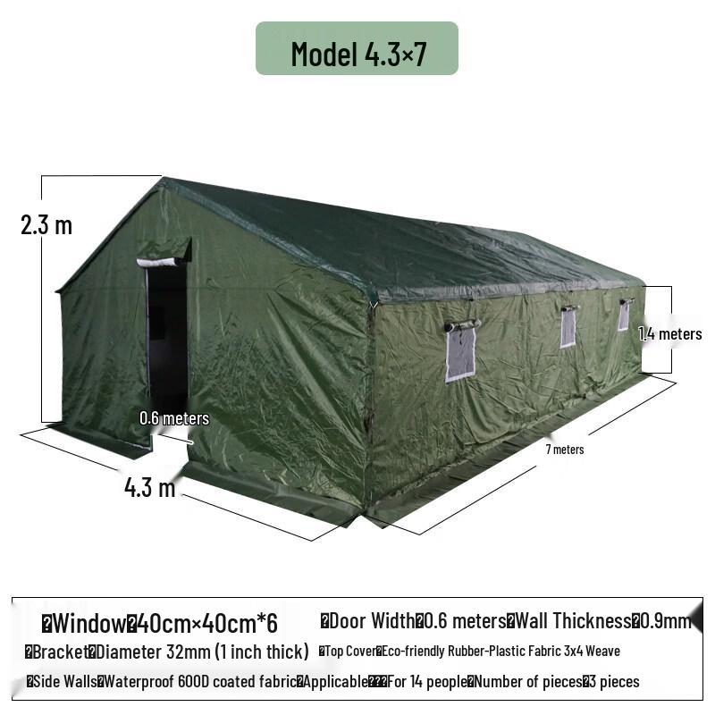 Outdoor Rainproof Tent Fabric Kit