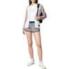 Adidas X Missoni Collaboration Vintage Sports Stand Collar Printed Zip Jacket Women Jacket Gray DS9326