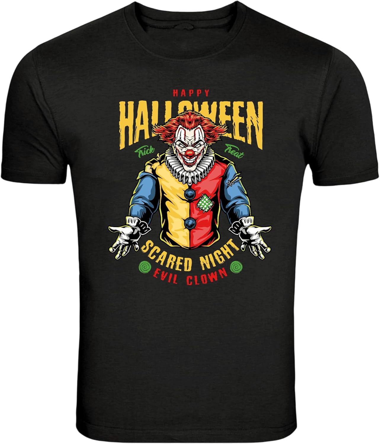 

Vampire Queen Happy Halloween Gothic Graphic Tee 5XL різнокольоровий