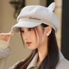Spring and Autumn Japanese Cat Ear Beret Retro Casual Octopus Hat Windproof Warm Baseball Cap Variety Painter Hat New