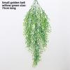 Fake Babylonica Salix Green Wall Hanging Plant For Home Party And Photography