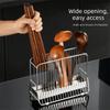 Anti-slip Stainless Steel Chopstick Bucket Moisture-proof Cutlery Drying Basket  Home Use