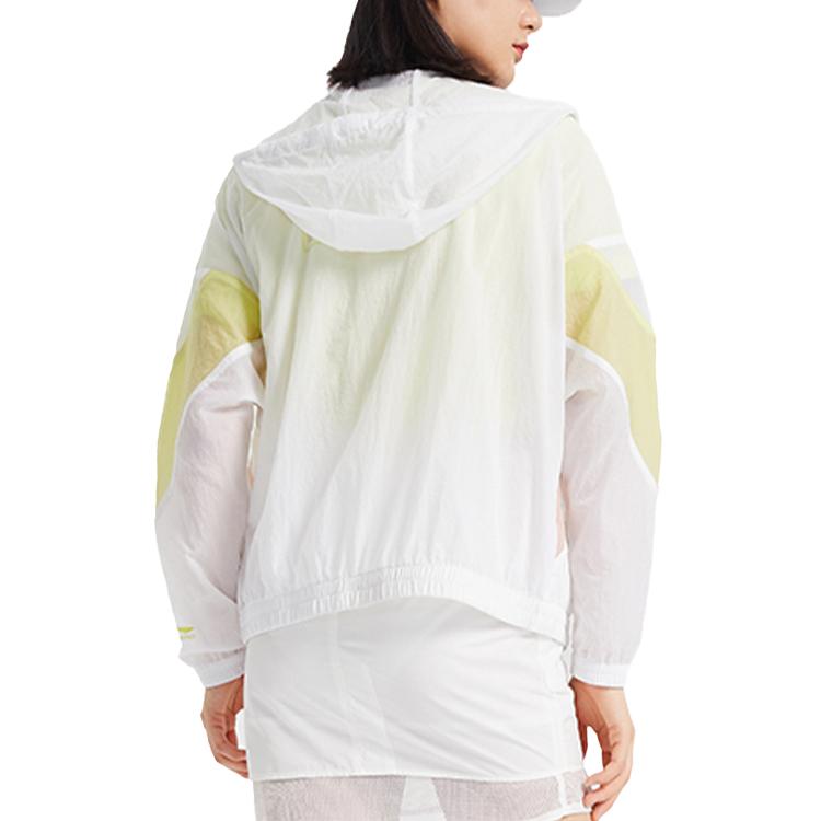 Li Ning Sports Fashion Serie Lockere Sport Langarmjacke Damenjacke Weiß AFDQ264-2