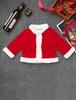 Baby Boys Christmas Santa Claus Costume Outfit Long Sleeves Velvet Top + Trousers Set