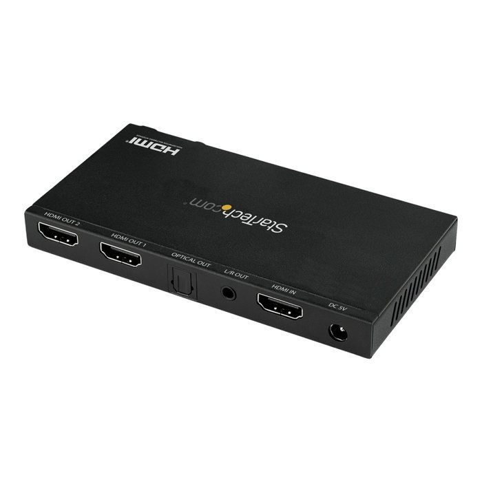 StarTech.Com Répartiteur HDMI à 2 ports - 4K 60 Hz avec scaler incorporé - Son surround 7.1