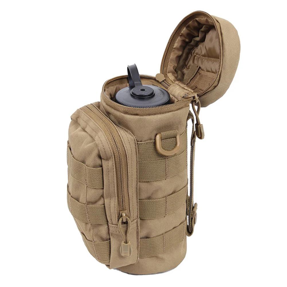 Taktische Molle Wasserflasche Tasche Tragbare Laterne Lagerung Pouch Outdoor Camping Wandern Wasserflasche Halter Tasche Wasserkocher Träger