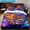 3PCS Warcraft Game 3pcs Bedding,Including 3PCS Duvet Cover And 2pcs Pillowcases Perfect for Christmas,Ideal for Bedroom, Dormitory