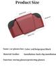 Universal Car Sunglasses Holder Case Auto Sun Visor Glasses Box Clip Sunglasses Holder Magnetic Fastener Eyeglasses Storage