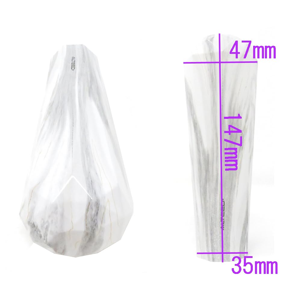 ALTEED Octagon Shift Knob 5.9 Inches (15 Cm) ATMT Universal Universal Fit M8M10M12 Marble Design