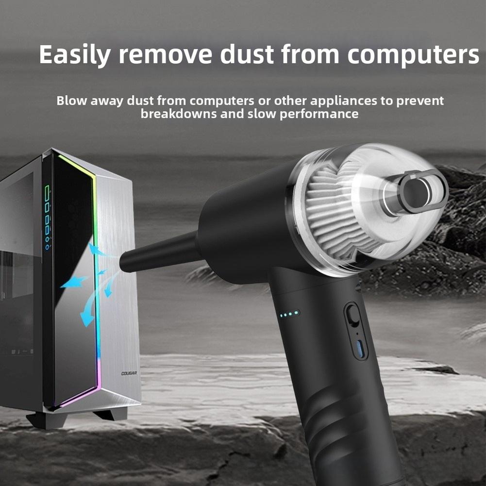 Wireless Vacuum Cleaner 5000Pa for Vehicle Interiors and Domestic Cleaning with 3 Power Settings 6000mAh Battery and HEPA System