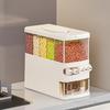 Rice Dispenser with Insect-Proof Seal Moisture-Proof Design Food-Grade Plastic Ultra-Large Capacity