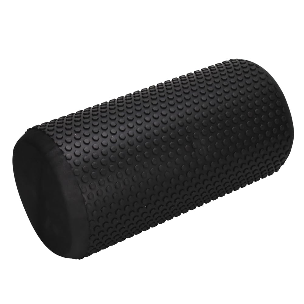 No-brand Stretching Pole with Uneven Surface for Yoga, Pilates, and Exercise, Black