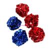 5pcs Cats Sound Paper Balls Encouraging Active Play For Home Entertainment Kitten Crinkle Paper Balls