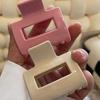 Fashion Acrylic Hair Claws Square Acrylic Hair Clip For Women Girls Multiple Color Hairpins Ponytail Hair Clip Hair Accessories