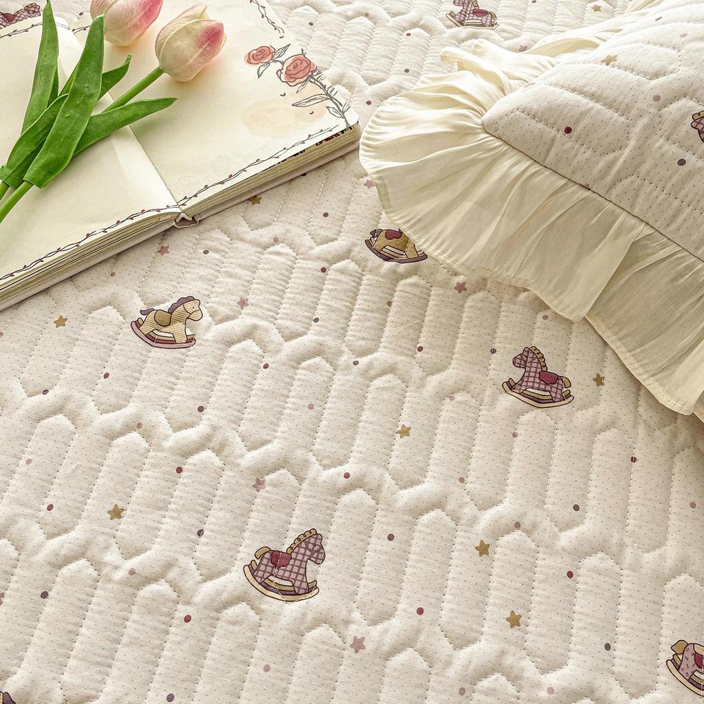 Reine Baumwolle Tatami-Matte Stepp-Bettdecke - Dick, Frischer Druck, Pflegeleicht