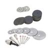 Rotary Cutting Wheels Tool Kit Resin Cut Off Disc HSS Saw Blades for Wood Metal Plastic