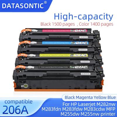 Cartuș de toner color 206A pentru imprimanta HP Laserjet M282nw M283fdn M283fdw M283cdw MFP M255dw M255nw W2110A W2111A W2112A W2113A