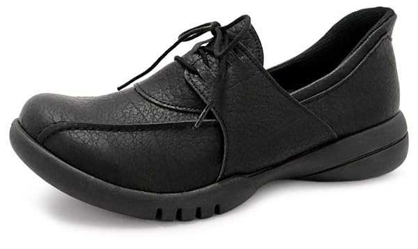 

Flat Shoes Shoes SuttOn Casual Easy to Walk in Easy to Wear Fatigue Resistant Comfort Made in Japan Black cm cm 3E [Regetta] R-332 Hands-Free (Regetta чорний