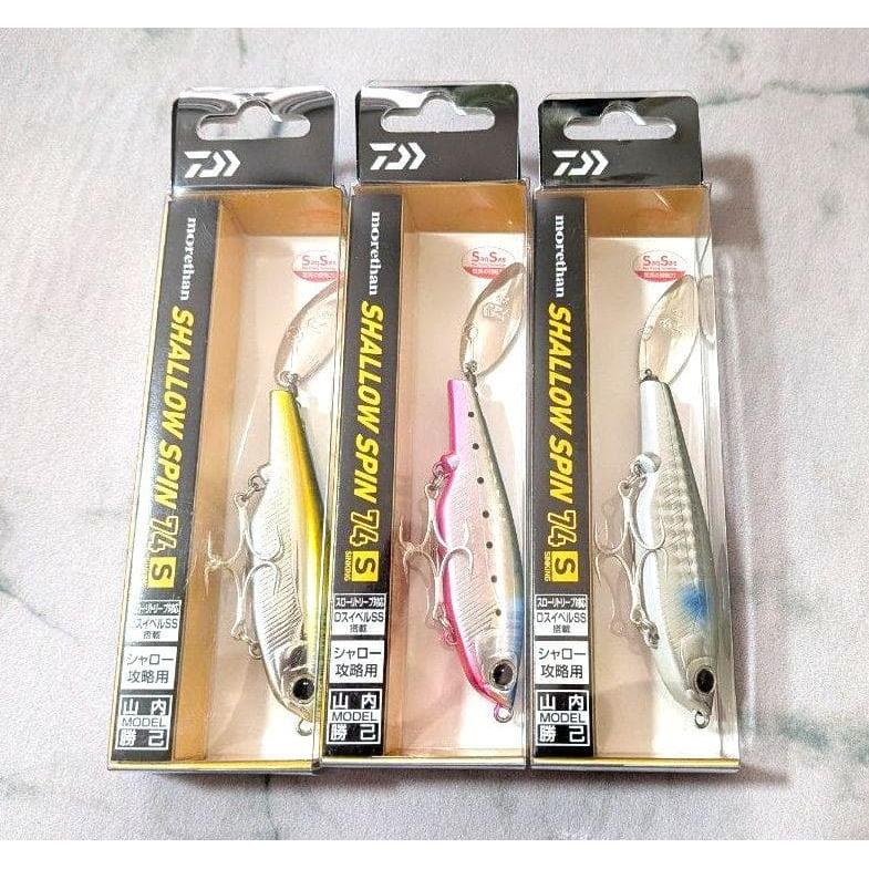 Used Daiwa More Than Shallow Spin 74S Set of 3