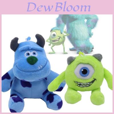 Yumuşak Kısa Peluş Malzemeli Sevimli Canavarlar Üniversitesi Mike Wazowski Sulley Peluş Anahtarlık