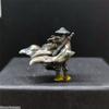 1:64 Copper Chinese Kung Fu Swordsman Figure Desk Decoration Fairy Garden Miniatures for Plant Decoration Sand Table Layout Gift
