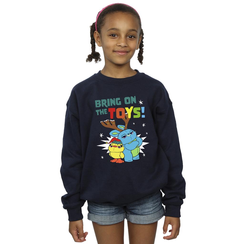 Toy Story 4 Girls Bring On The Toys! Sweatshirt