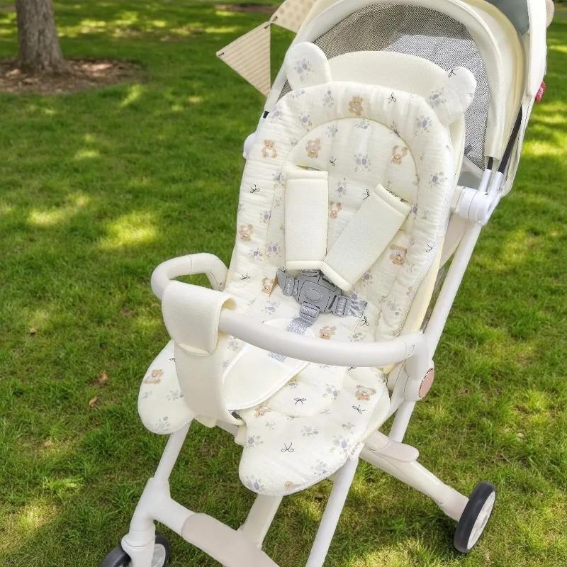 Baby Stroller Seat Cushion Soft Mattress Kids Pushchair Car Mat Stroller Accessories Baby Stroller Cushion