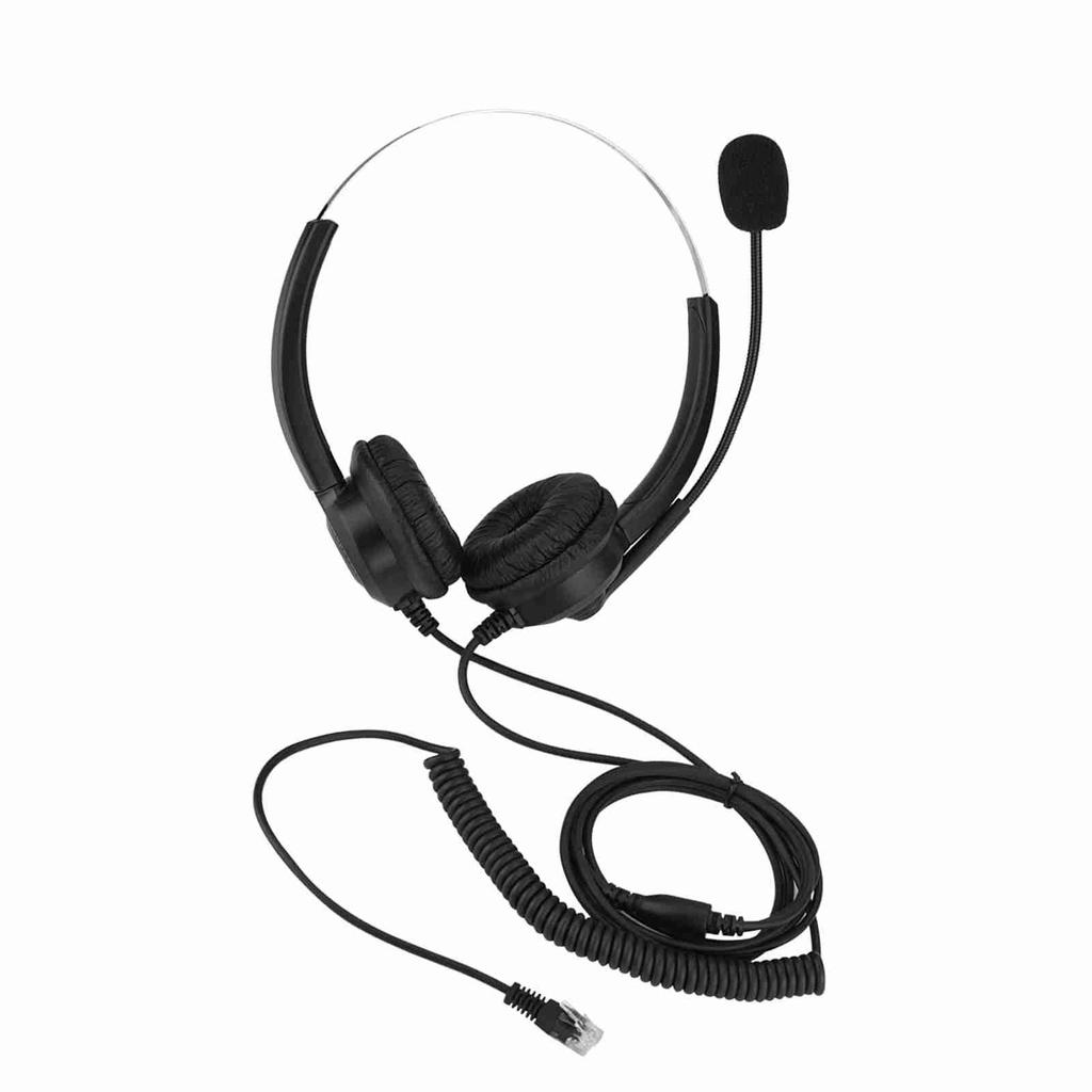 Lossless Sound Call Center Headphones 330 Degrees  Rotary Earmuffs Call Center Headset