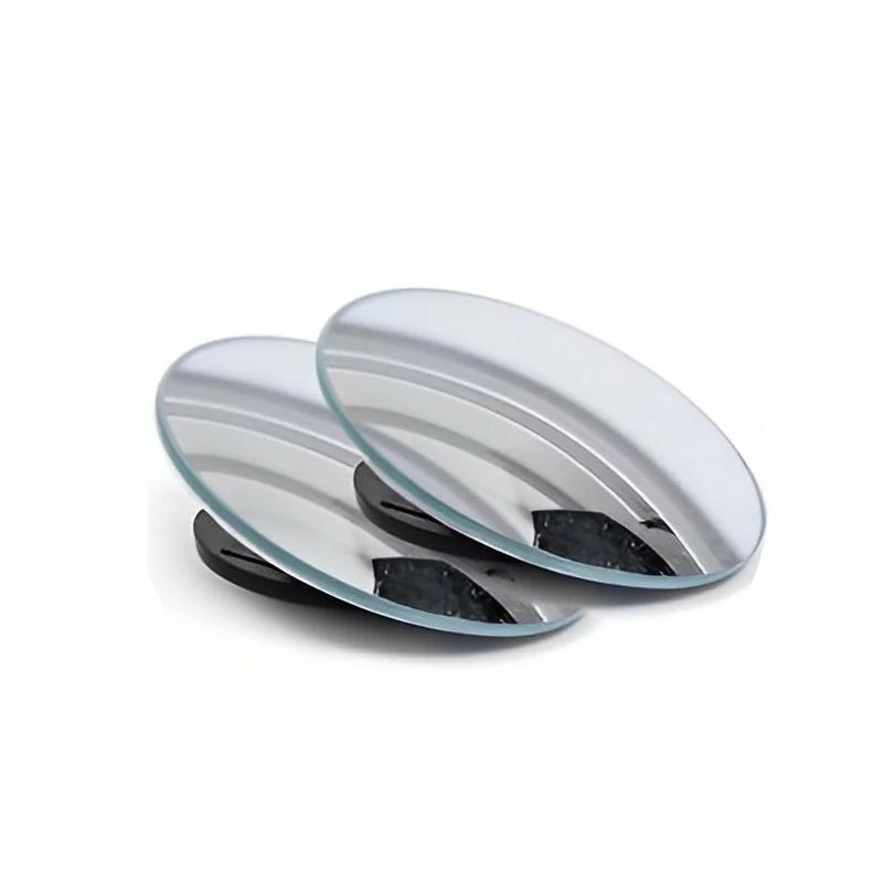 Espelho retrovisor de ponto cego de carro 360 graus, grande angular, ajustável, pequeno, redondo, espelho retrovisor auxiliar reverso, convexo