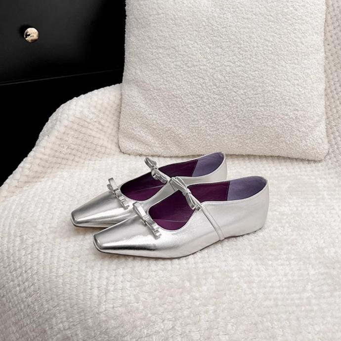 

Woman Shoes Vintage Punk Style Versatile Square Head Thick Heel Mary Jane Shoes Women s Bow Women s Shoes Red Mary Janes 40 серебряный