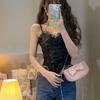 Lace small sling vest, waist slim-fitting foreign-style bottomed top, pure design can be worn outside tube top