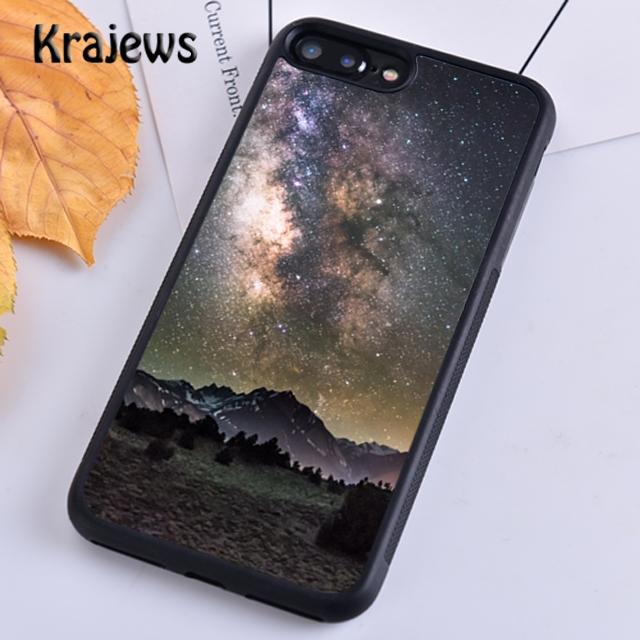 

Чехол для телефона Krajews Mountain Night Galaxy для iPhone 14 5 SE 6s 7 8 plus X XR XS 11 12 13 pro max Samsung S21 S22ultra Plus iPhone XR