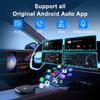 Android Auto Wireless Adapter, Wireless Android Auto Car Adapter for Wired Android Auto Cars Converts Wired to Wireless Easy Setup Plug & Play