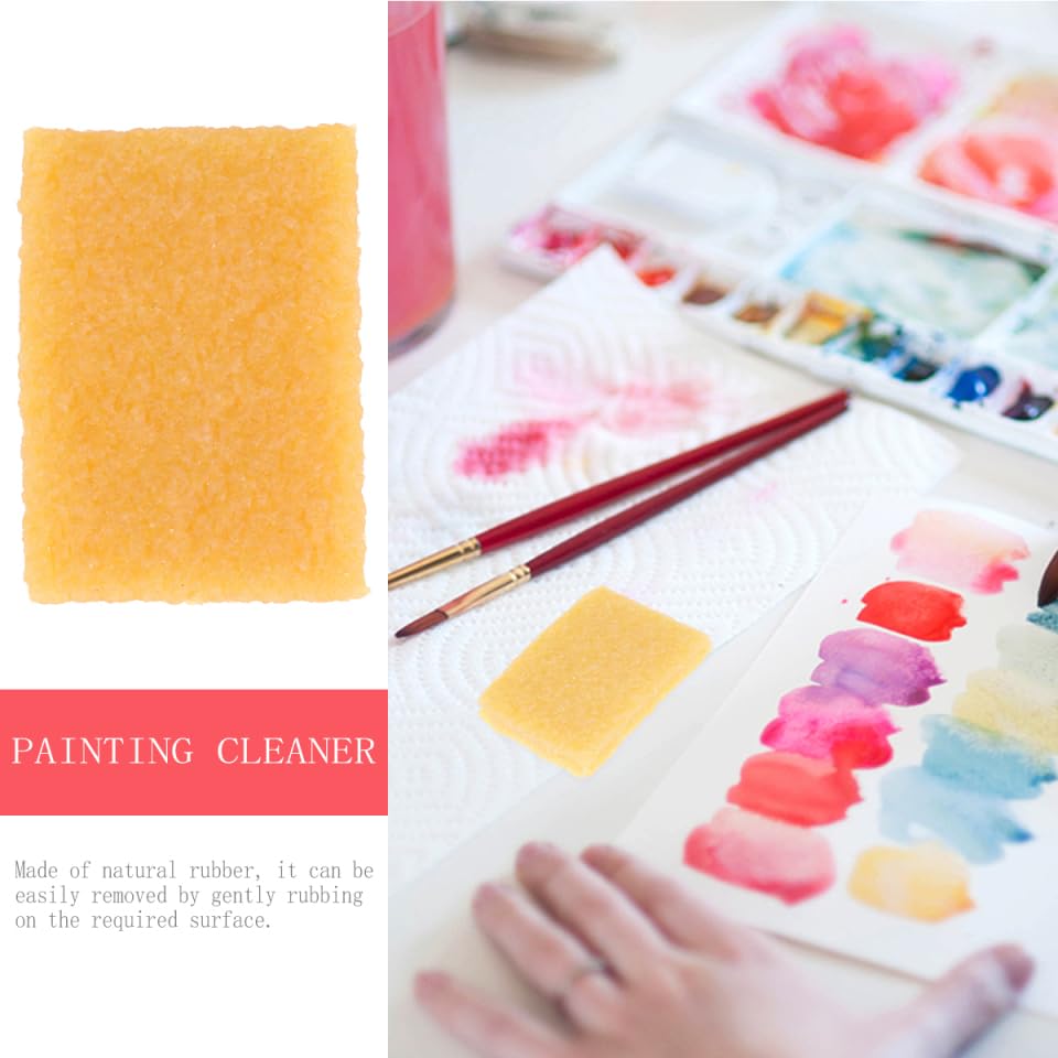 LALAFINA Watercolor for Art Cleaning Pigment Paint Art Cleaning Tool Eraser, 3-Pack Supplies, Eraser, Remover, Cleaner,