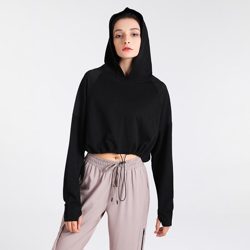 Women s Thin Hooded Pullover: Autumn/Winter Casual Loose Fit Running Jacket L