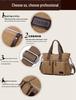 Men's Large Capacity Casual Canvas Crossbody Handbag