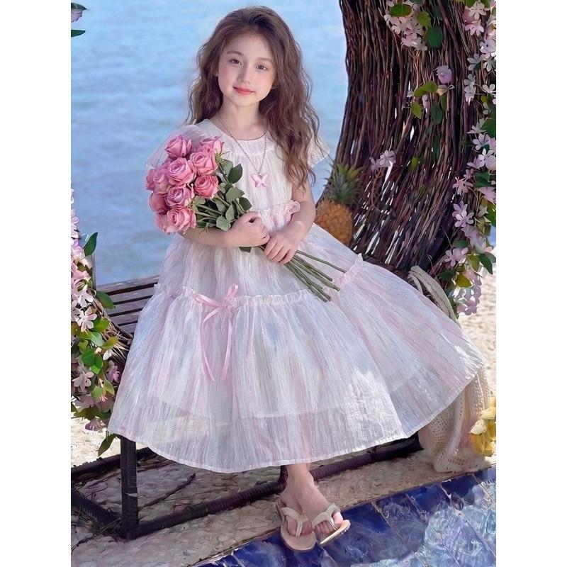 Girls' Fashionable and Sweet Dress - Summer Children's Princess Dress